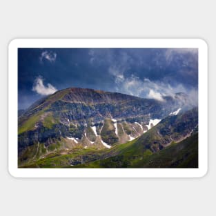 Fagaras mountains in Romania Sticker